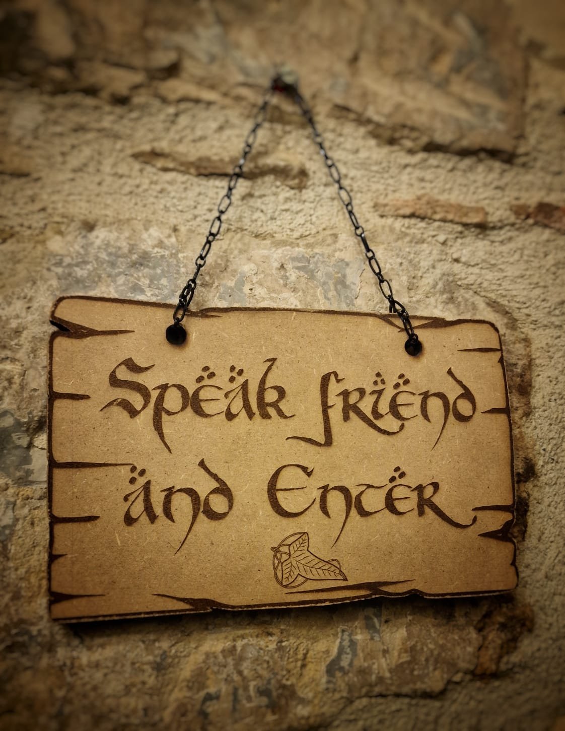 Speak friend and enter