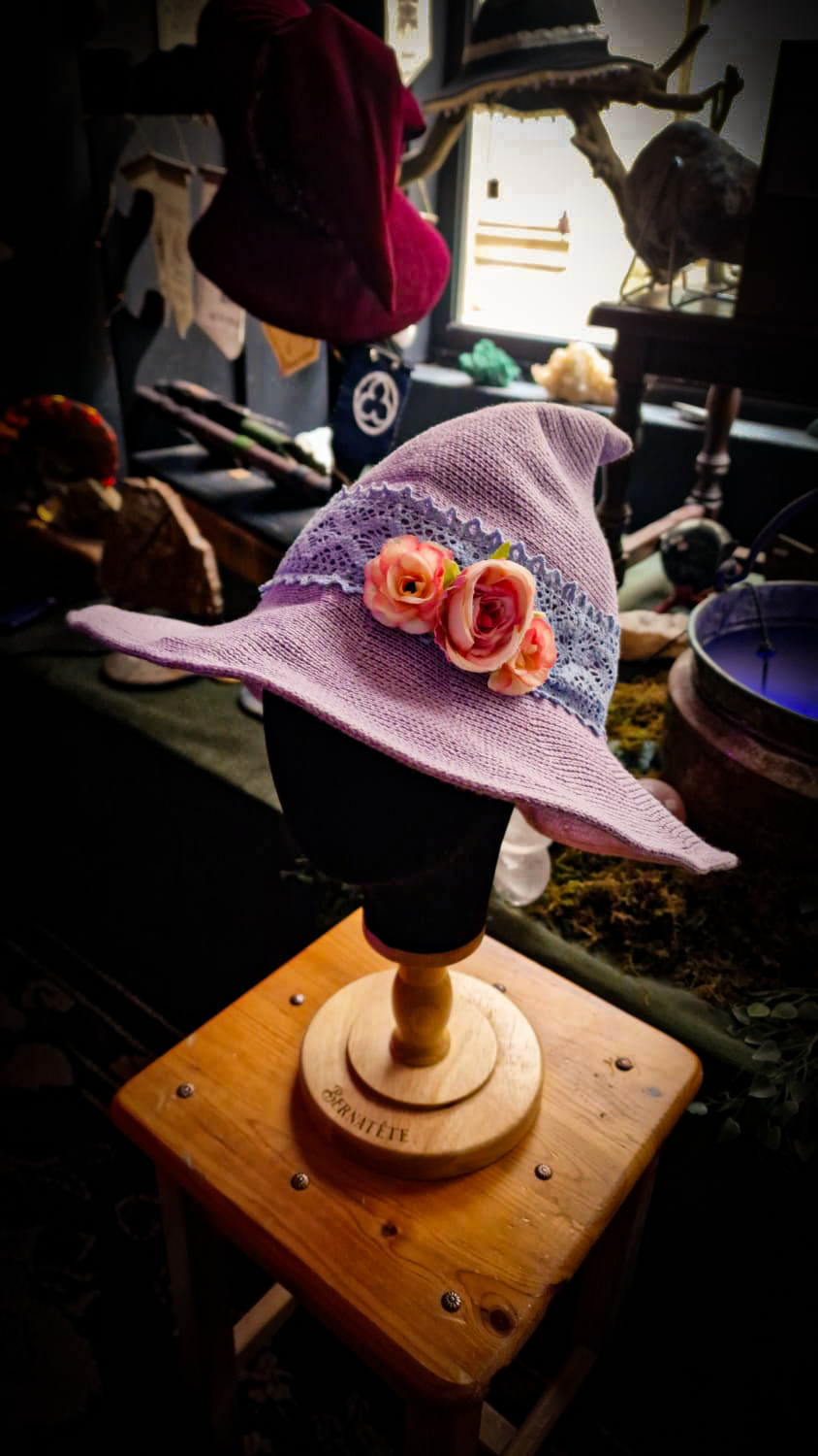 Chapeau Féérie - Mauve et Bleuet