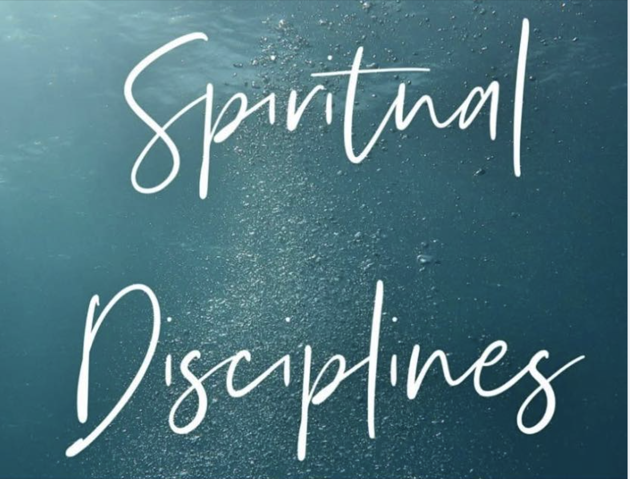 SEVEN DAILY DISCIPLINES THAT WILL SHAPE YOUR LIFE