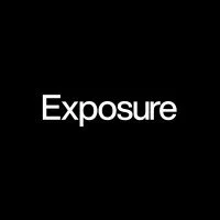 The word 'Exposure' written in white text on a black background.