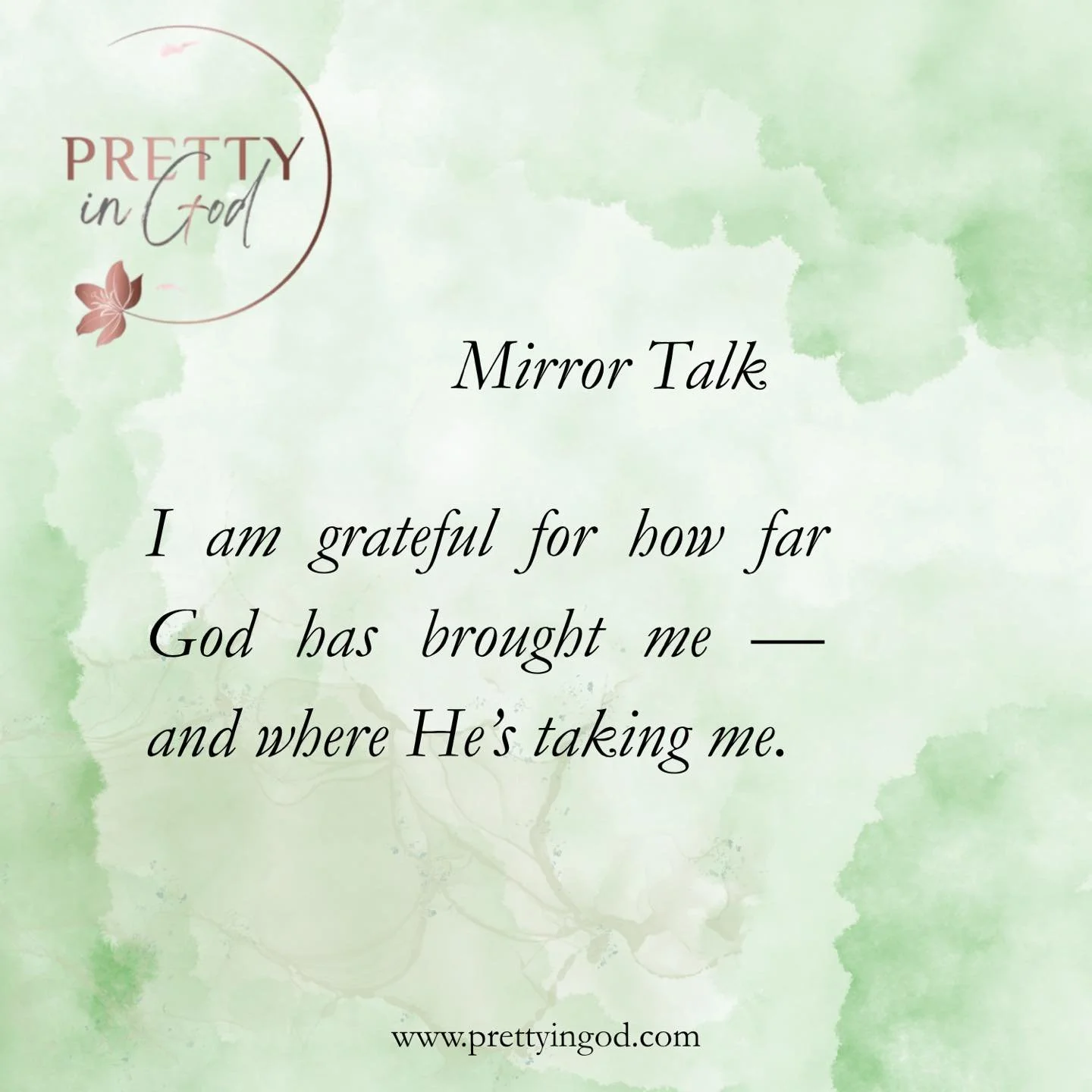 Sometimes I forget to pause and see just how far God has carried me.

But when I look back, I see grace.
And when I look forward, I see His promises. 🤍

#PrettyInGod #MirrorTalk #ChristianEncouragement #FaithJourney #ChristianWomen #GratitudePost #G