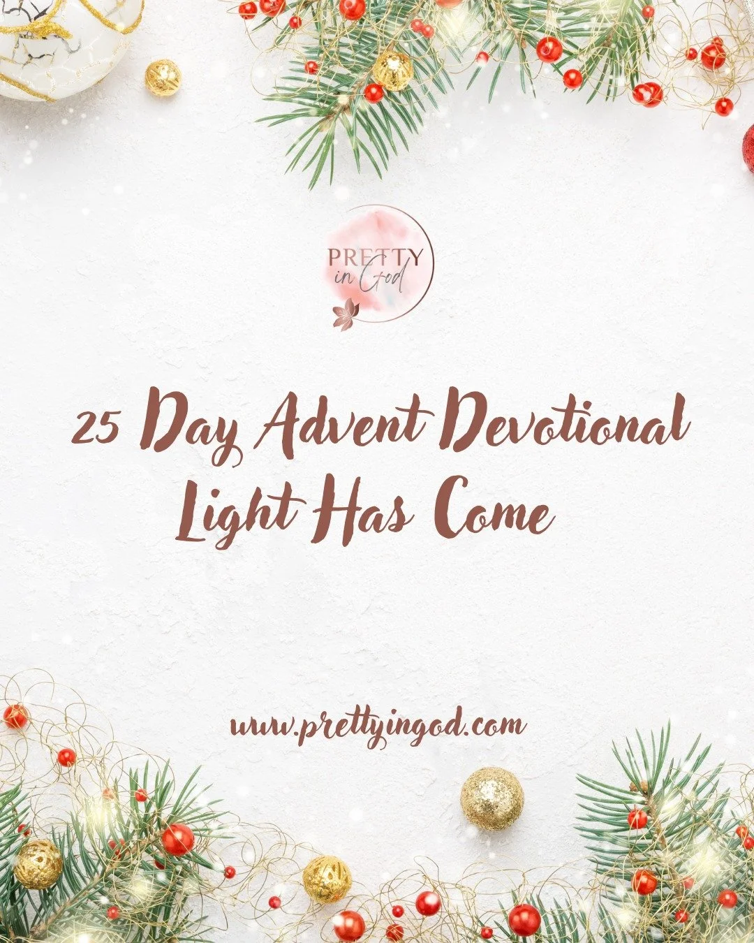 Excited to share the latest addition to my #etsy shop: Light Has Come &ndash; Printed 25-Day Advent Devotional | Christian Christmas Booklet | Holiday Bible Study https://etsy.me/4py8Xj5 .  #green #gold #adventdevotional #printeddevotional #christmas