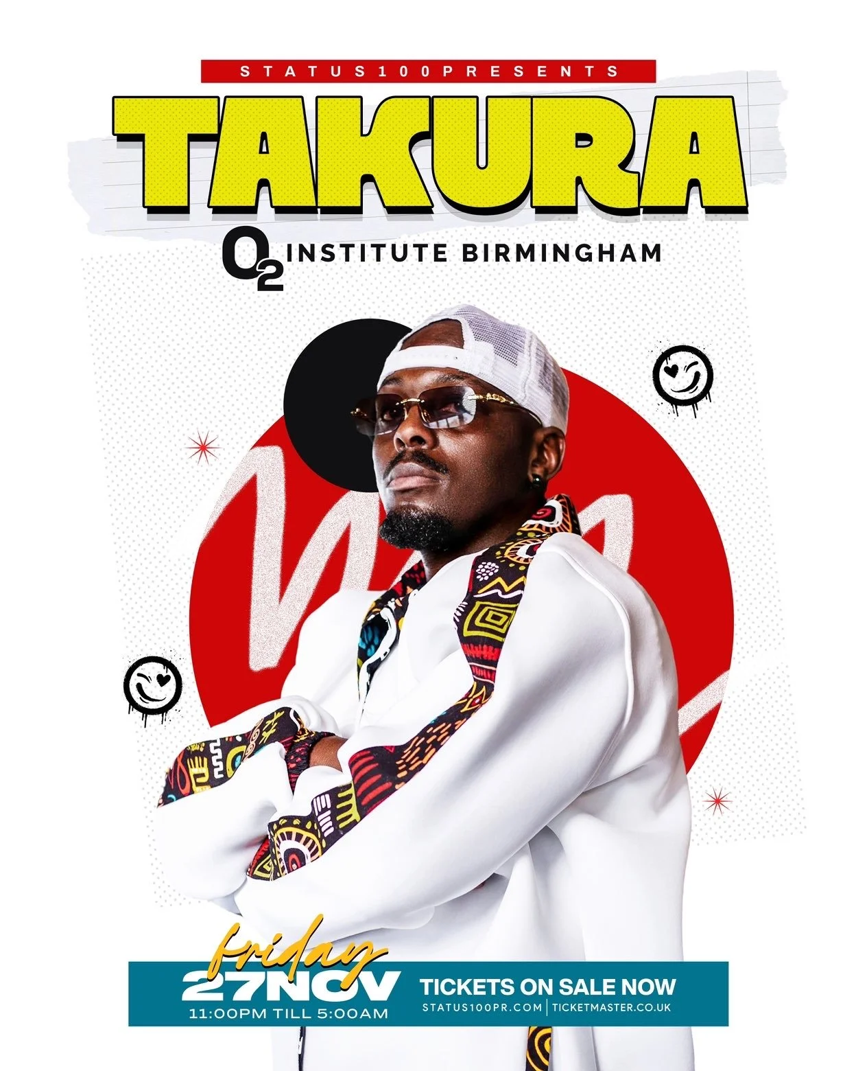 Takura live at O2 Institute Birmingham, Friday 27 November 2026, promoted by ZimLinkUp