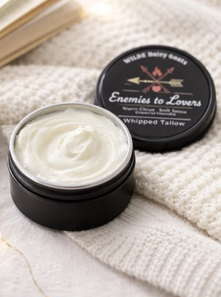 Mini Book Trope Whipped Tallow | Nourishing Body Balm