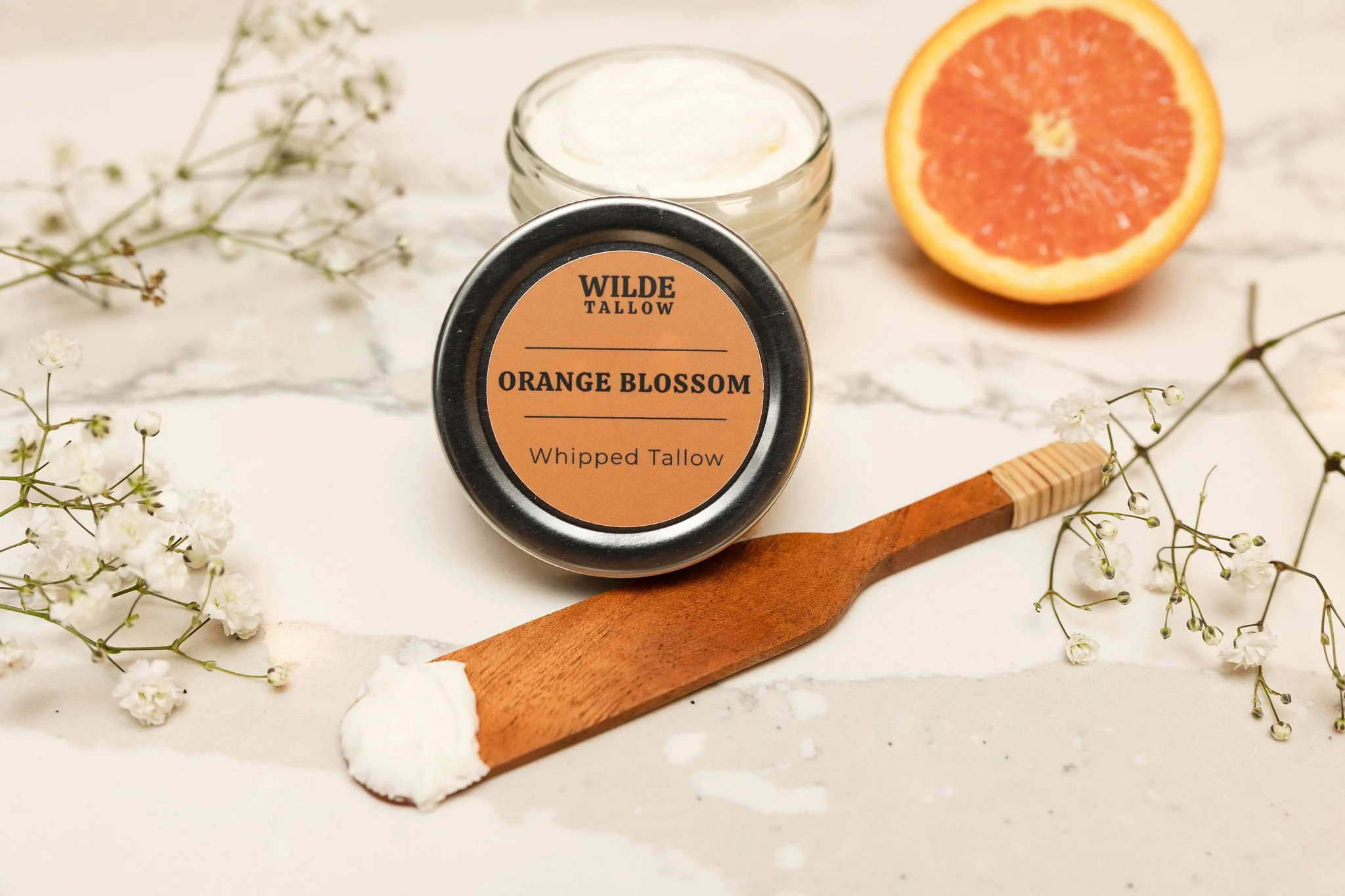 Orange Blossom Whipped Tallow Balm -4 oz
