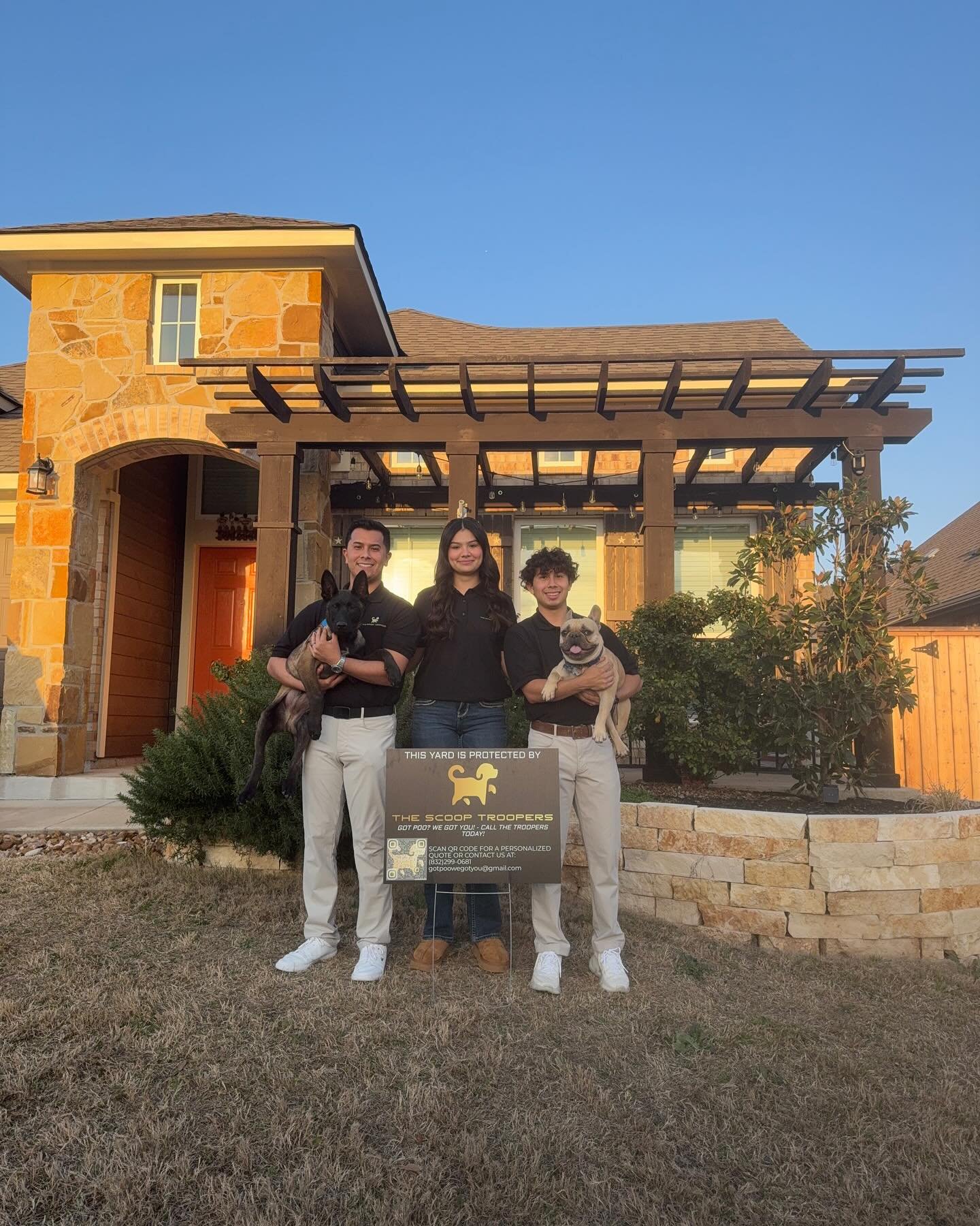 Meet The Scoop Troopers!!! Pt. 2 coming soon (spoiler more dogs) 🐶 🙌 #dog #petwasteremovalservice #petwasteservice #puppy #pets #god #jesus #smallbusiness #familybusiness #doglovers #frenchbulldog #frenchie #belgianmalinois #christianbusiness #chri