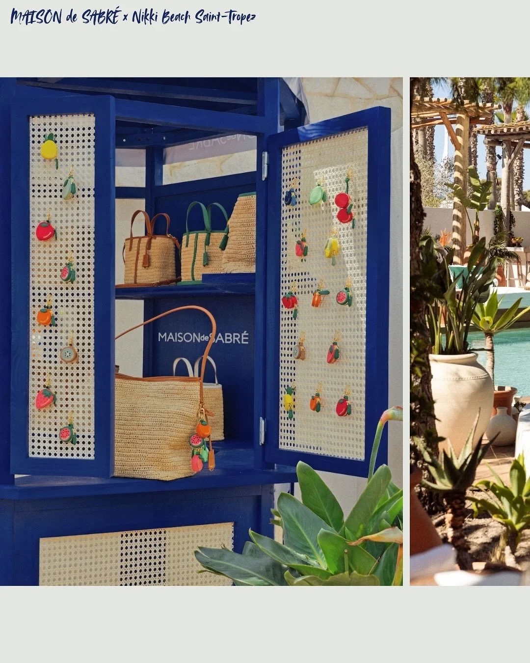 Introducing SABR&Eacute; Solstice, a luxury trunk show popping up at some of Europe&rsquo;s most iconic beach clubs ✨💛 @maisondesabre x @nikkibeachsainttropez