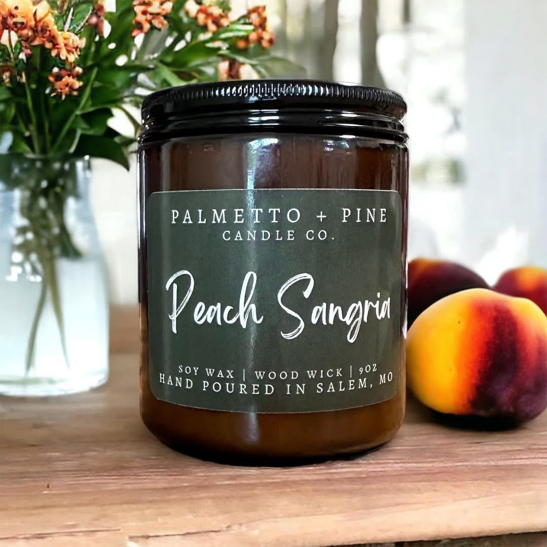 Peach Sangria 8oz Candle