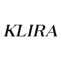 The word 'KLIRA' written in black uppercase letters on a white background.