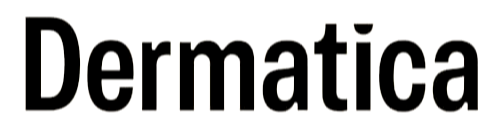 Text reading 'Dermatica' in black font on a white background.