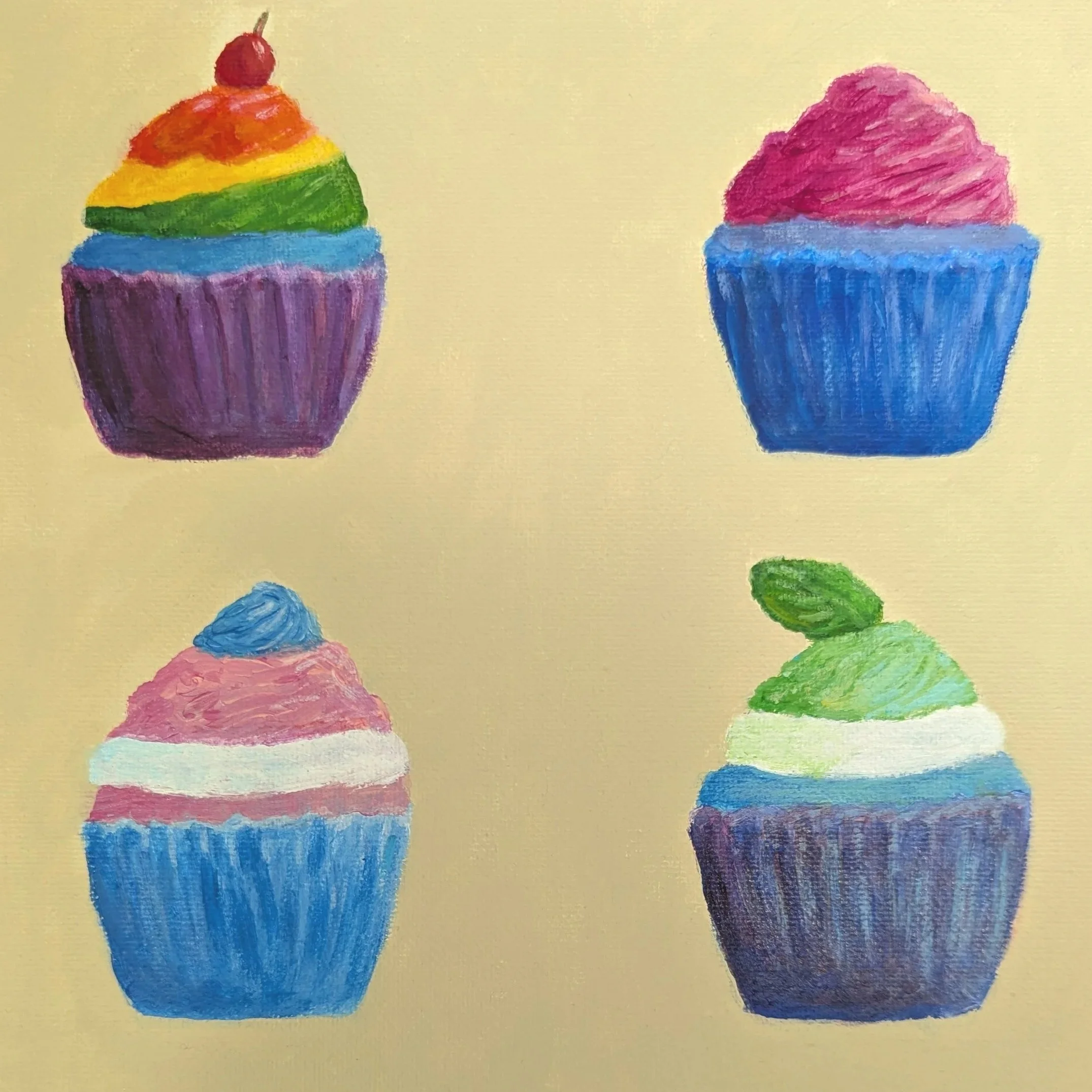 Laura Bradford / Little Square Canvas by Laura