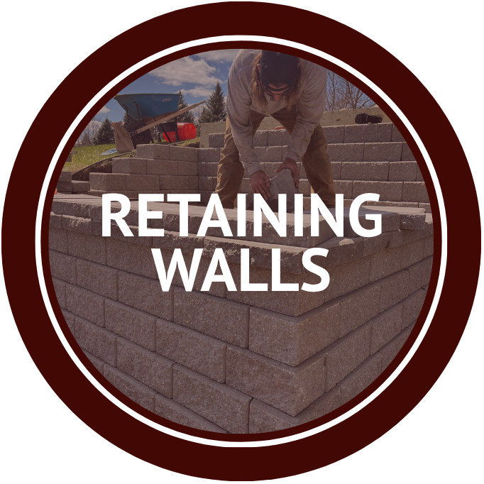 Large custom retaining wall Prior Lake Minnesota