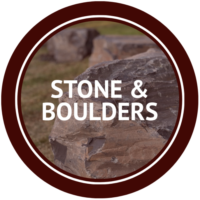 Close-up of a large stone at an outdoor bouldering retaining wall