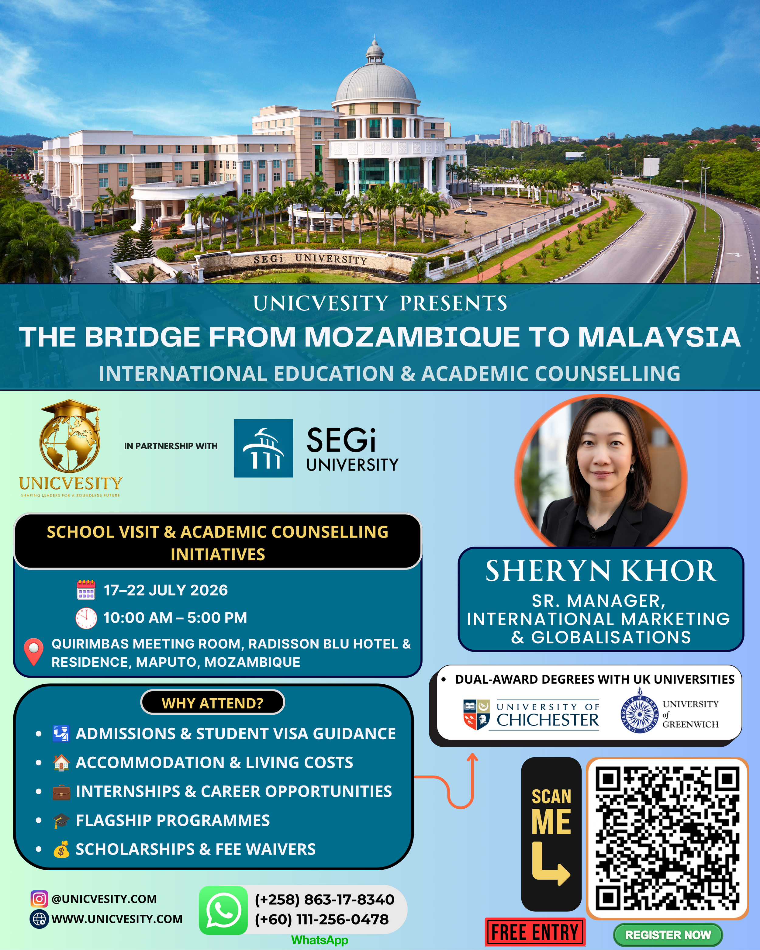 The Bridge from Mozambique to Malaysia