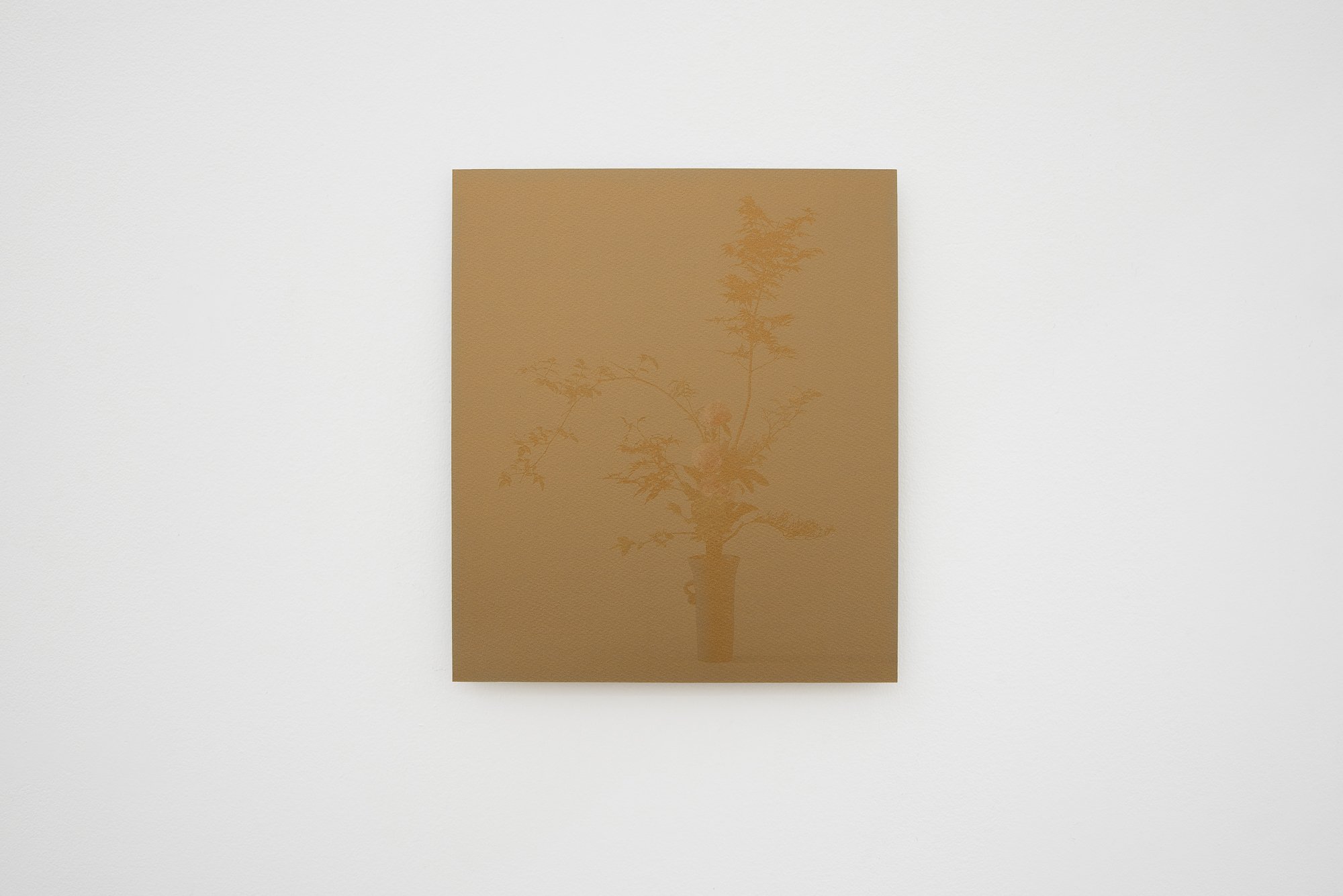 "Evening in early summer", archival pigment print and gold pigment on archival paper, 30.5 x 26.5 cm, 2023