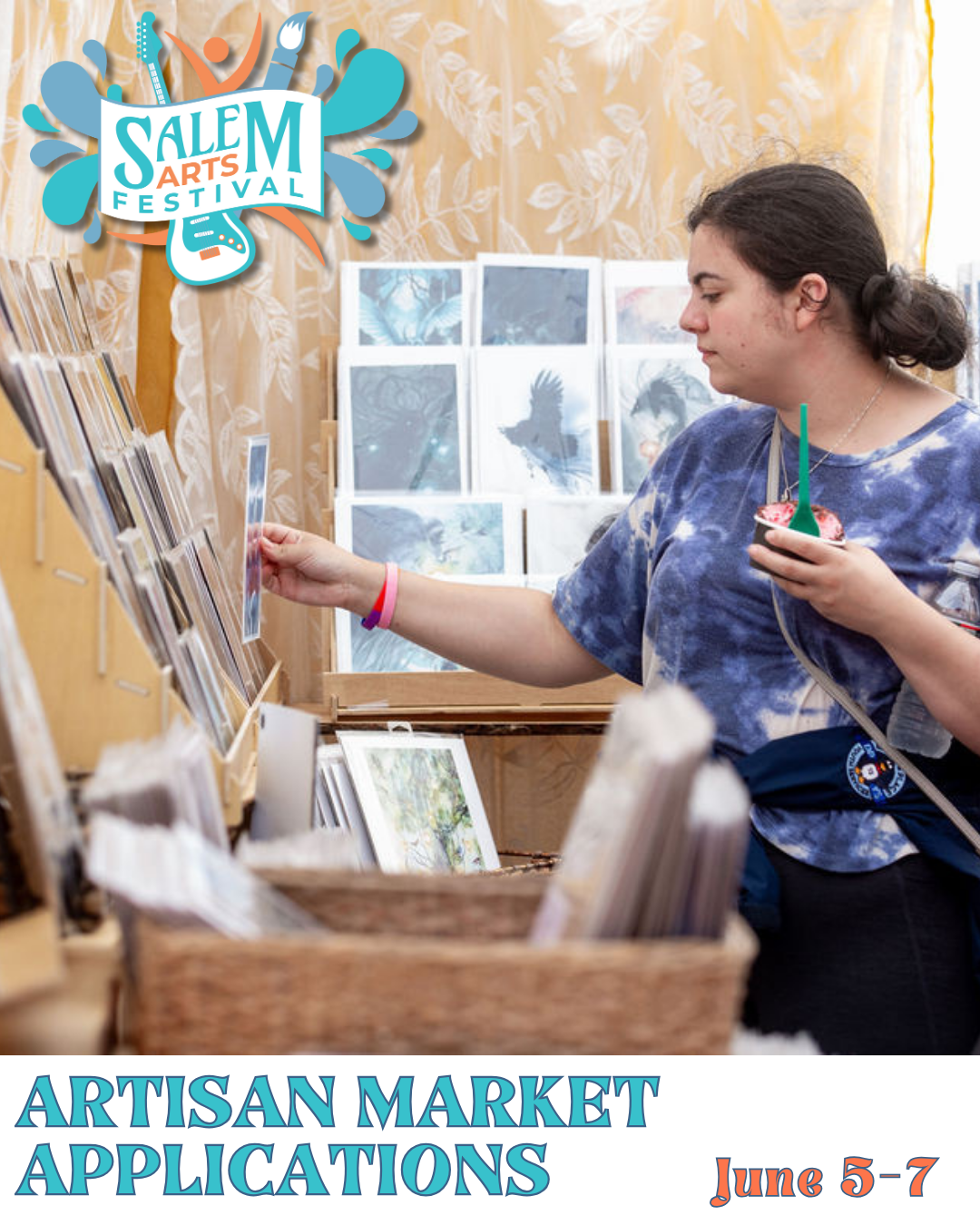 Salem Arts Festival 2026 June 5 to 7 - Artisan Market.png