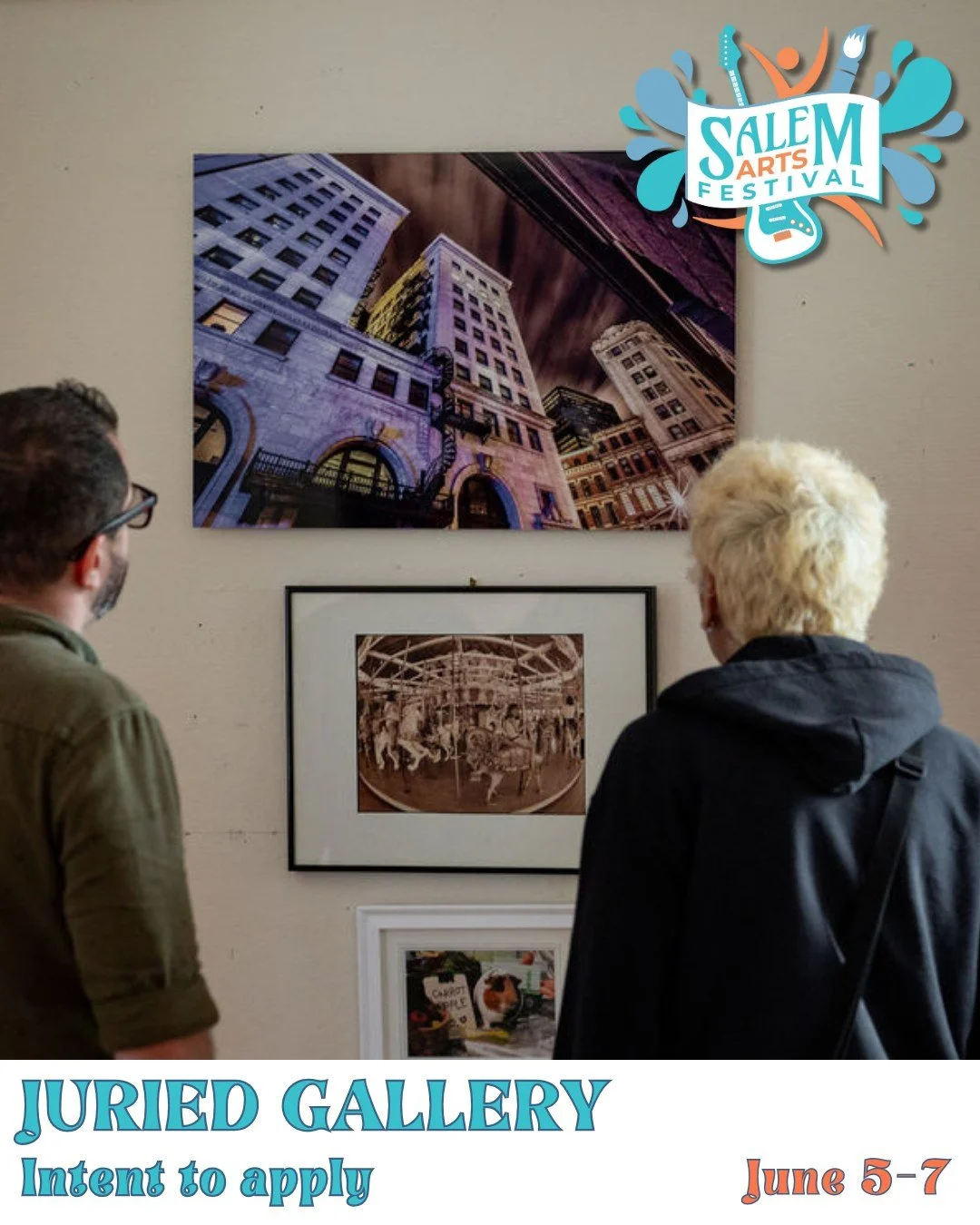Calling all visual artists &mdash; the Salem Arts Festival 2026 Juried Gallery is open for submissions!

This year's gallery returns to Old Town Hall as part of our special Salem 400+ edition, celebrating four centuries of Salem's creative heritage. 