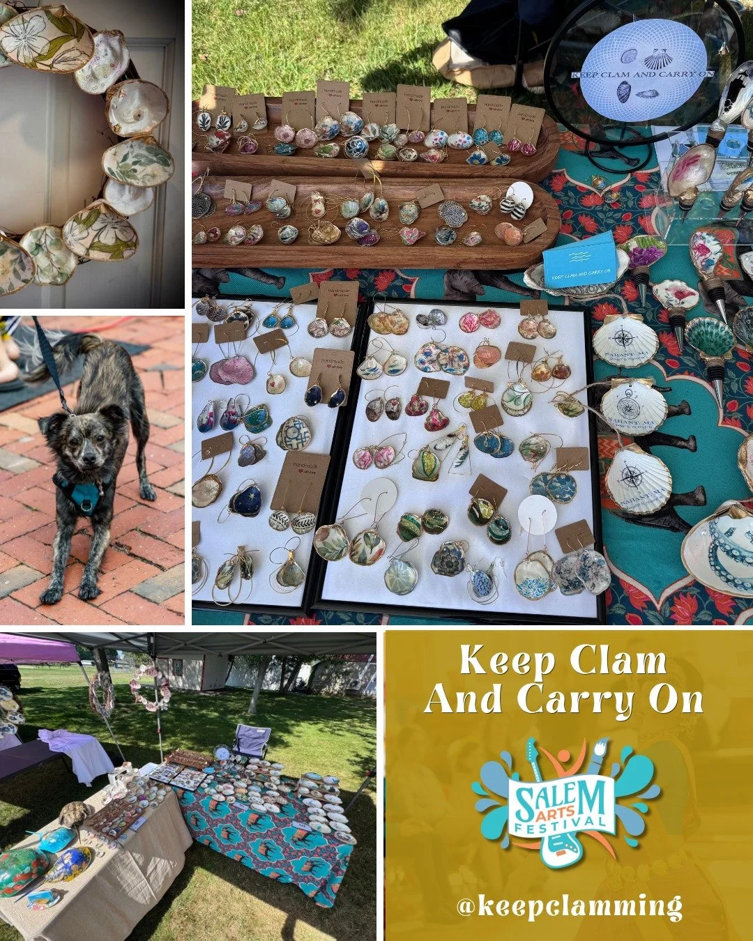 Local shells from Beverly beaches turned into jewelry. Fantastical watercolor worlds inspired by folklore. Ethically sourced materials shaped into wearable art. These are the stories you get to take home when you shop small at the Salem Arts Festival