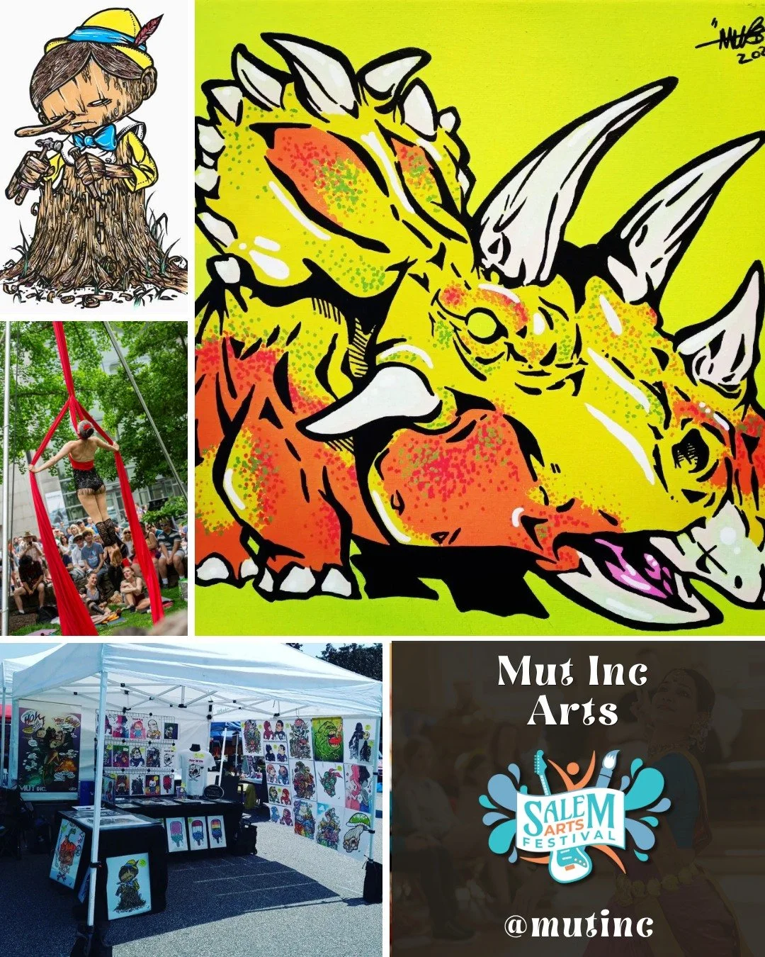 Graffiti roots. Maritime ropework. Digital illustrations of local scenes. The Salem Arts Festival Artisan Marketplace brings together creators you won&rsquo;t find anywhere else &mdash; because they ARE the art. Support these independent makers right
