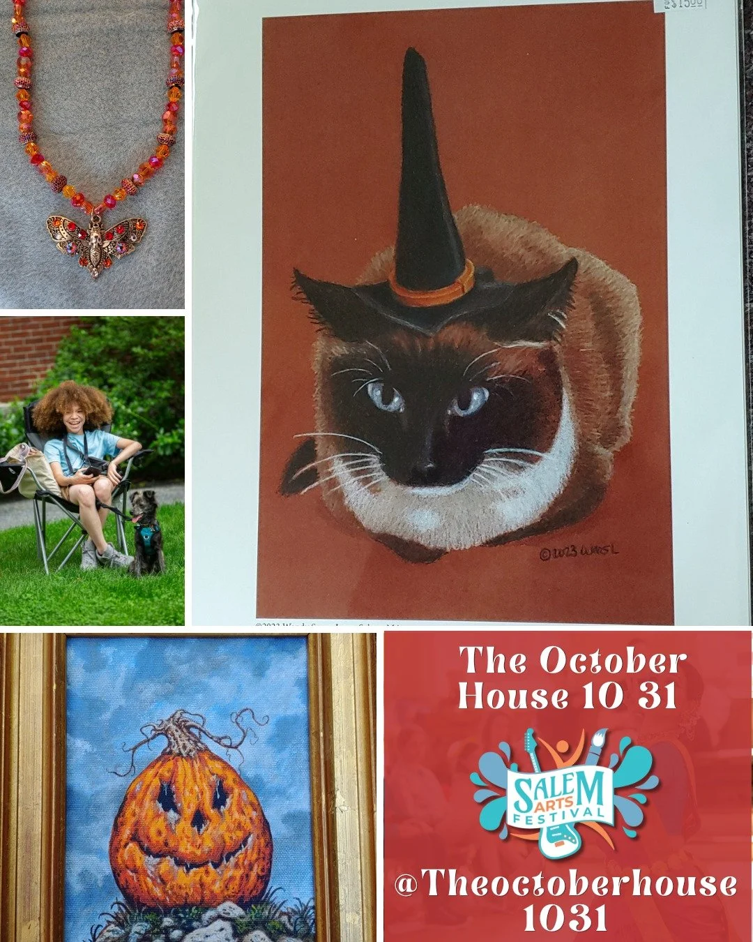 Hand-stitched plush for the darkly-minded. Halloween-themed art prints and beaded necklaces. Goth and punk couture sized XS to 5X. Three more SAF 2026 makers proving that &ldquo;spooky&rdquo; is a whole entire aesthetic 👇

🎨 The October House 10 31