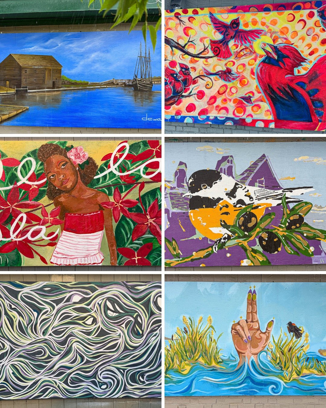 🎨 The murals are up &mdash; now it's YOUR turn to crown the winner!

For its 10th anniversary, the Mural Slam brought 12 artists to Artists' Row to transform blank 8' &times; 4' canvases into finished works of art &mdash; painted live over Salem Art