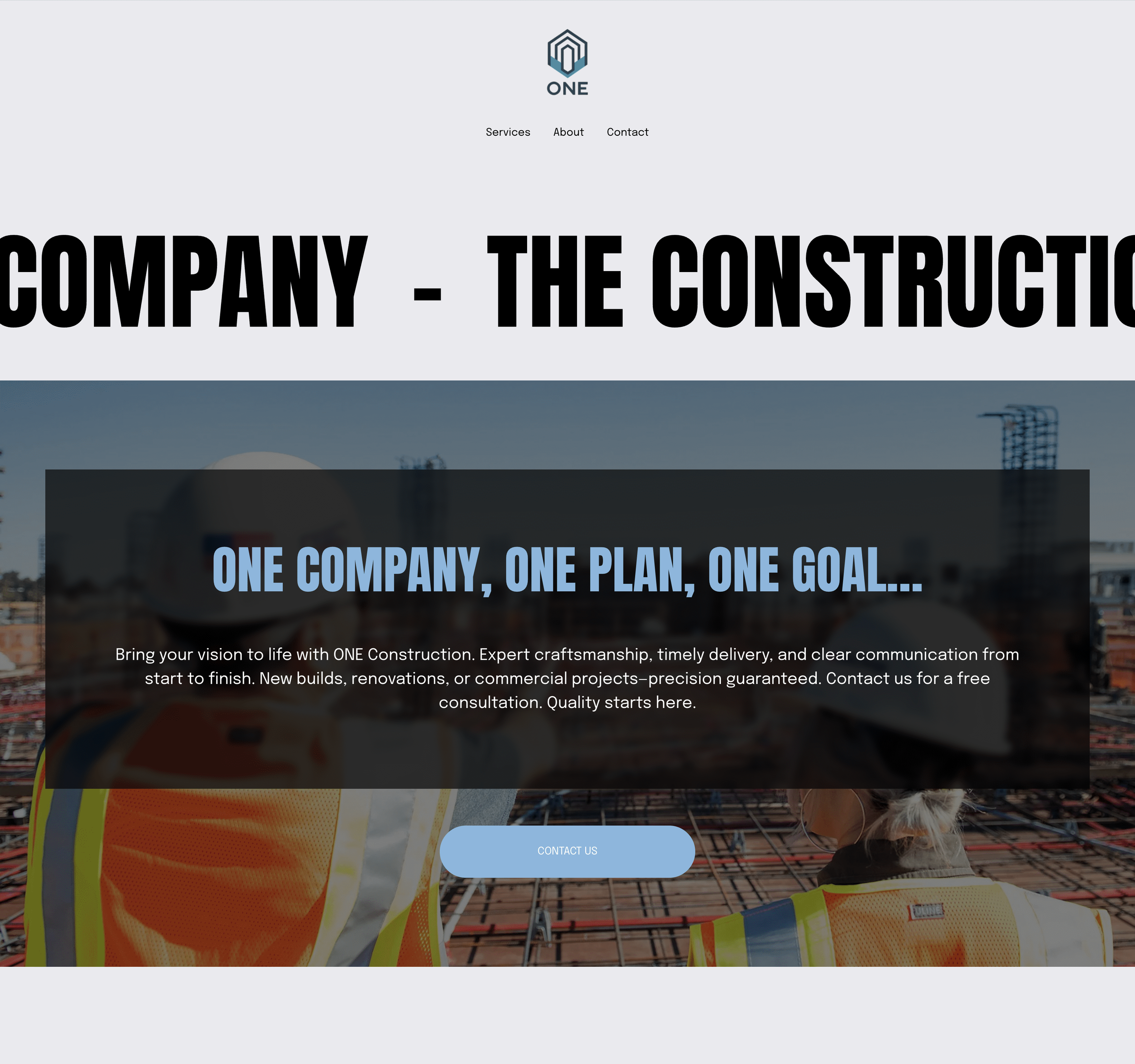 One Construction Company