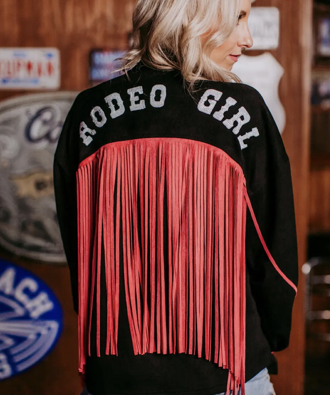 Sequins Rodeo Fringe Shirt