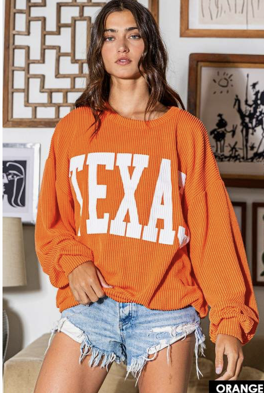 Oversized Texas sweater