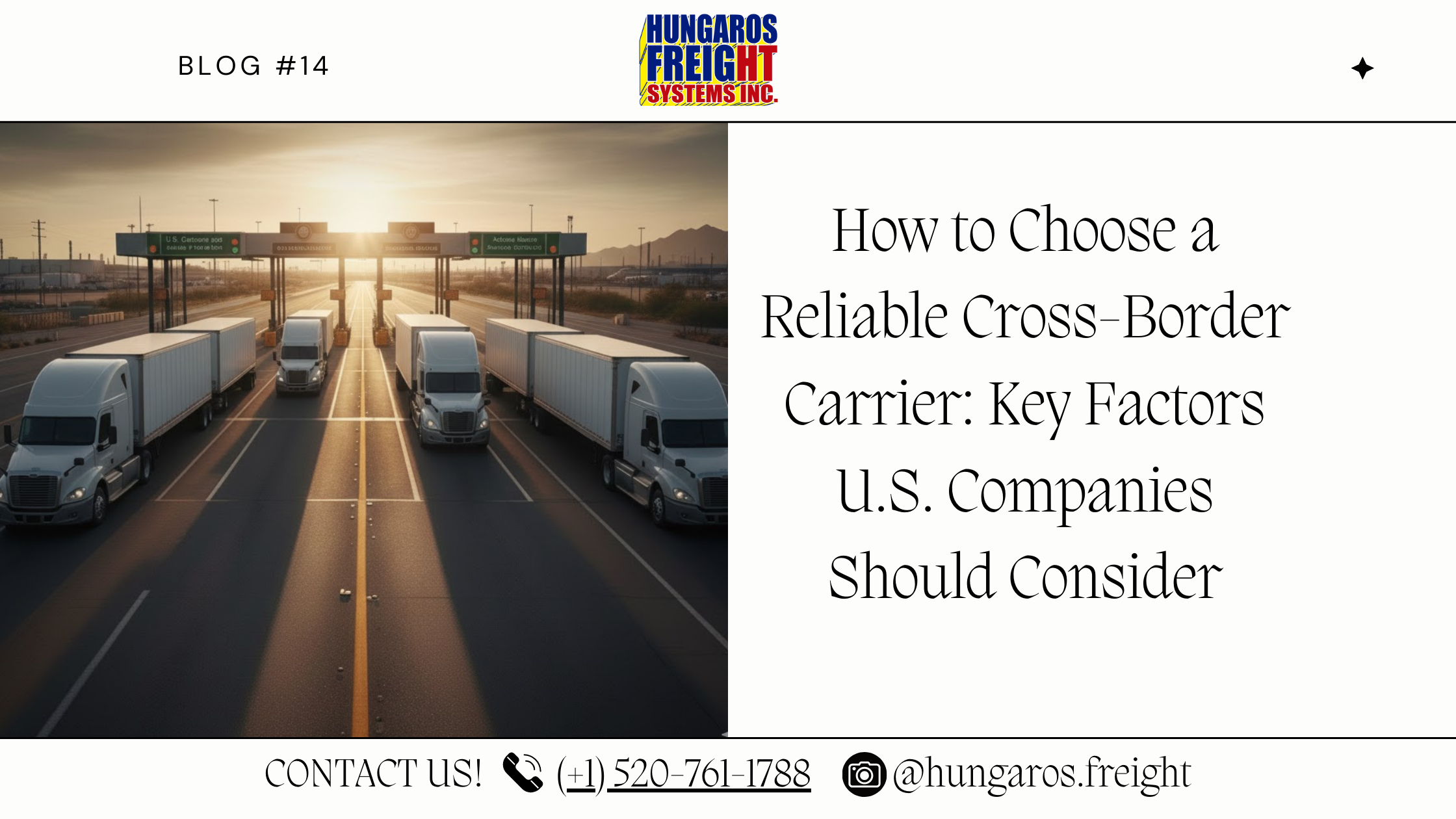 How to Choose a Reliable Cross-Border Carrier: What U.S. Companies Should Really Look For