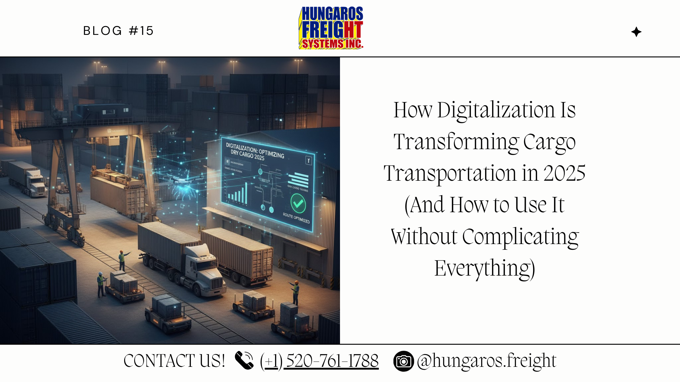 How Digitalization Is Transforming Cargo Transportation in 2025 (And How to Use It Without Complicating Everything)