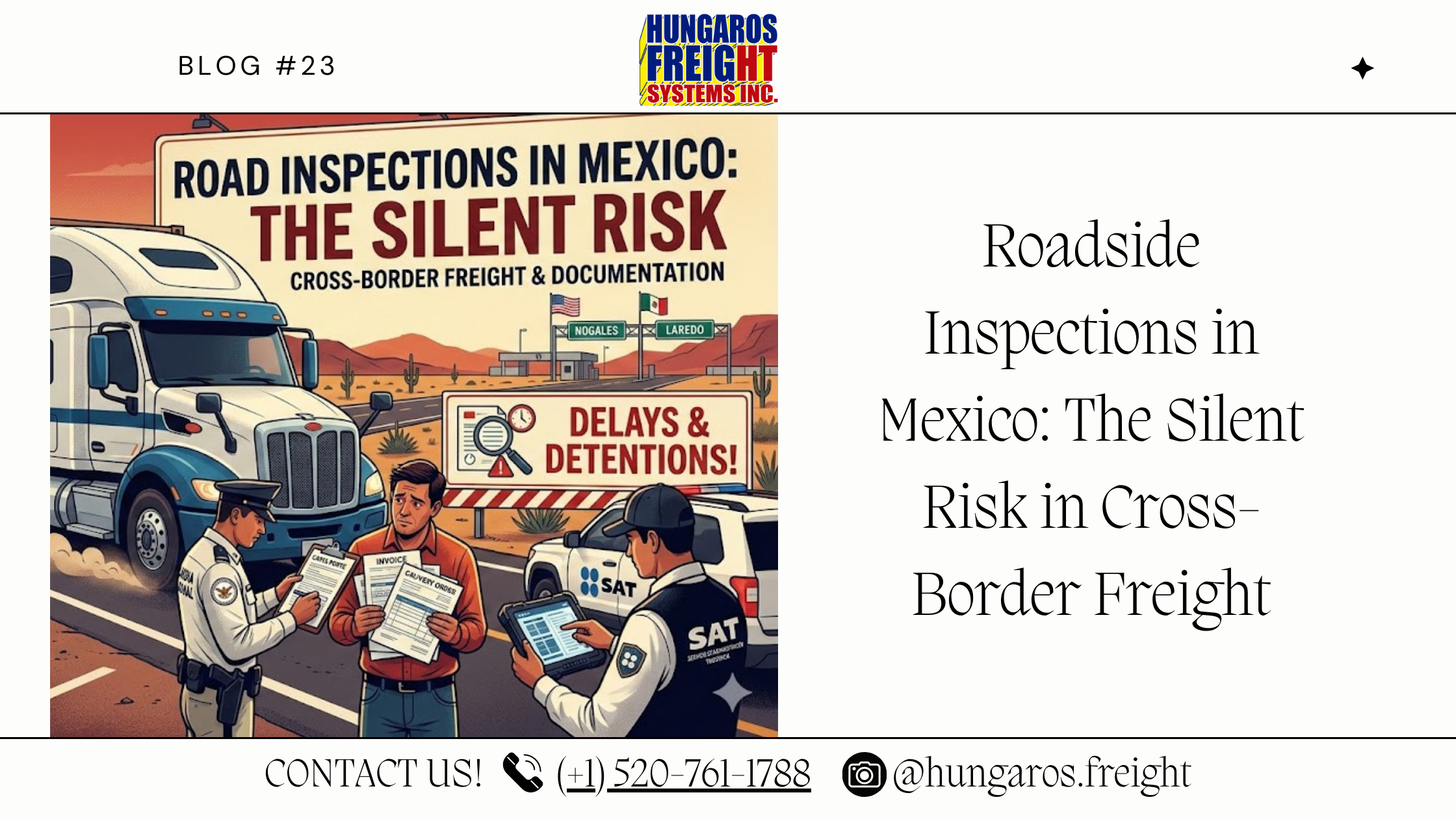 Roadside Inspections in Mexico: The Silent Risk in Cross-Border Freight