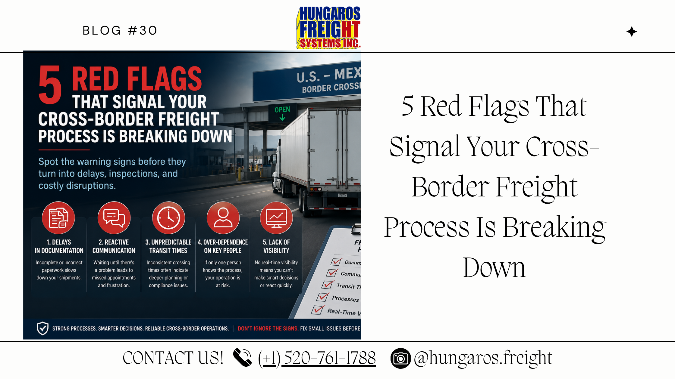 5 Red Flags in U.S.—Mexico Cross-Border Freight Operations