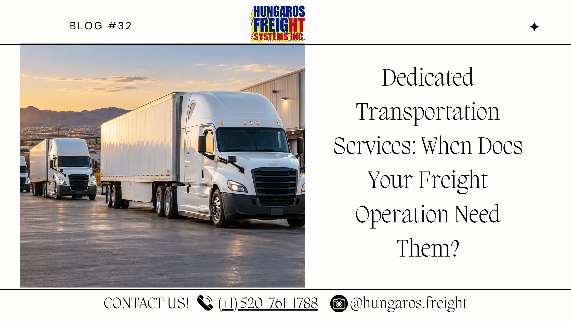 Dedicated Transportation Services: When Does Your Freight Operation Need Them?