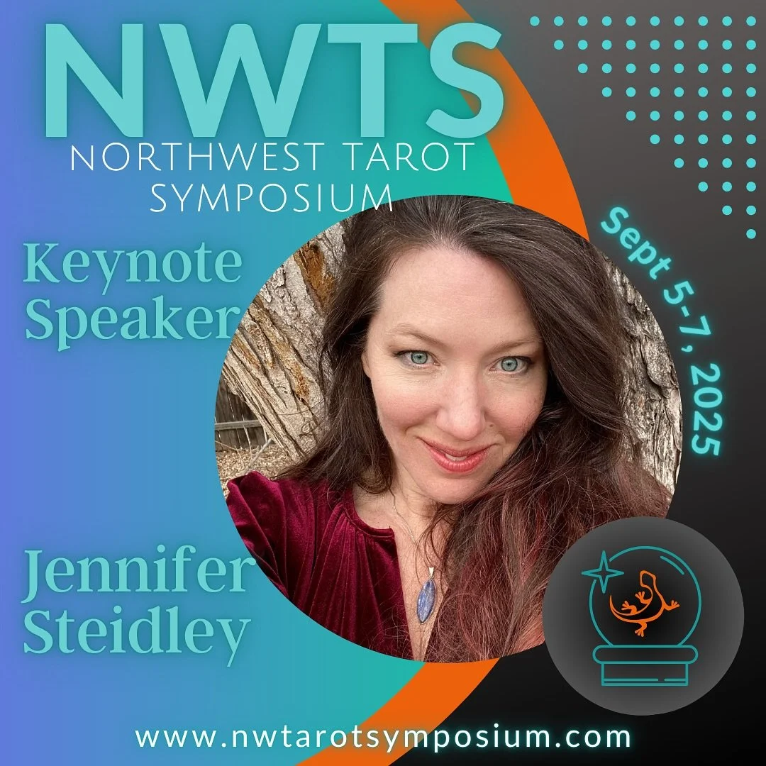 The @nwtarotsymposium is fast approaching and I am so tickled to be headlining alongside 2 other phenomenal women, @emiliemuniztarot and @trueracheltrue 😍💜🎉 

Tickets are still available. Come join us! ✨

#tarotevent #tarot #tarotsymposium #nwtaro