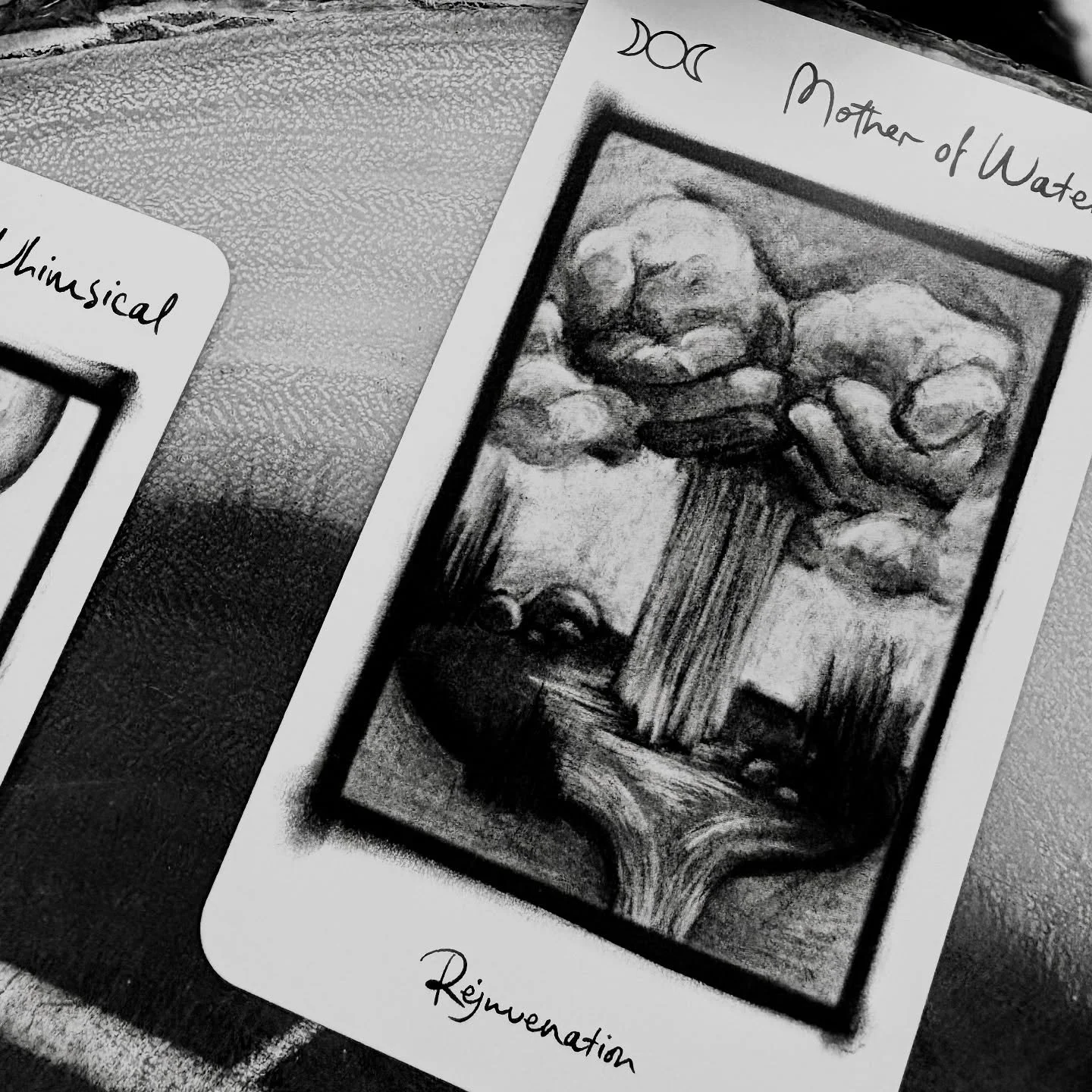 Day 15 of @kialagives Connect with Your Decks Challenge: A black and white deck 🖤🤍🖤🤍🖤

A dear friend of mine (and fellow Coloradoan) @shakti_witch has been working on this beautiful deck for over 5 years, and I&rsquo;m so honored to get to explo