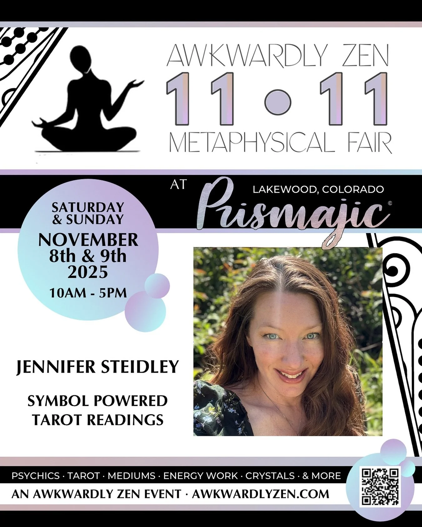 For my local Colorado friends, I&rsquo;ll be offering readings using my decks this Saturday and Sunday at this awesome event by @awkwardly_zen 🤩 My style of reading cards is a little but fun, a lot a bit nerdy, and of course, rooted in symbology. Co