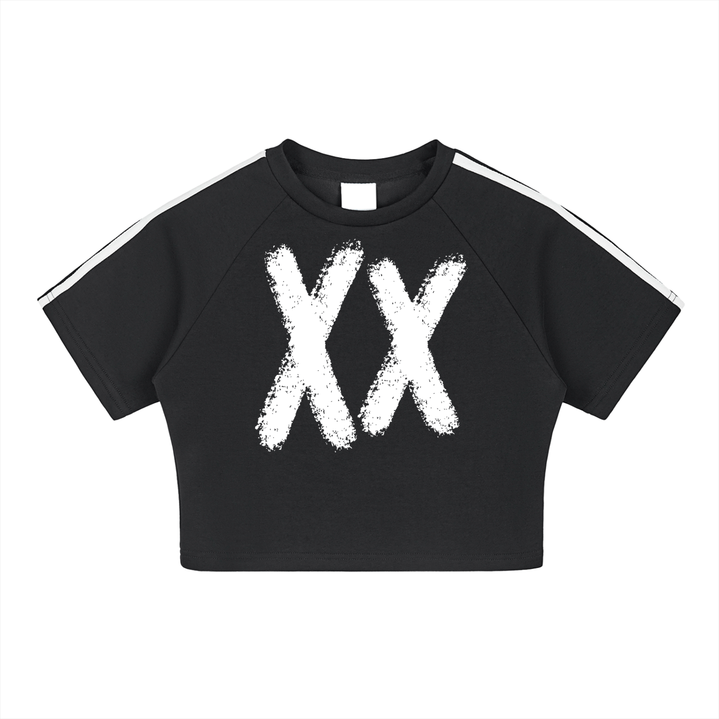 XX UNASSIGNED XX Taped Cooling Performance Crop Top