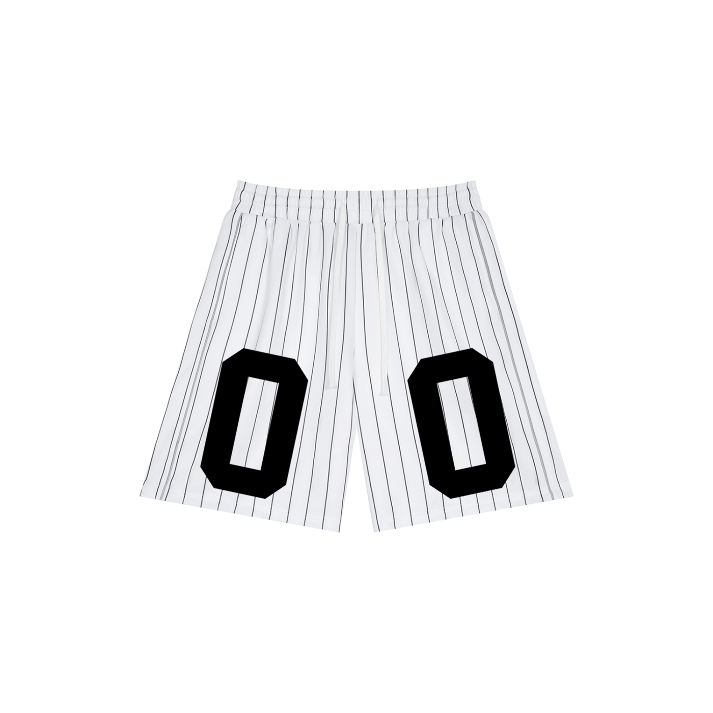 00 PROJECT 00 Striped Loose Fit Shorts