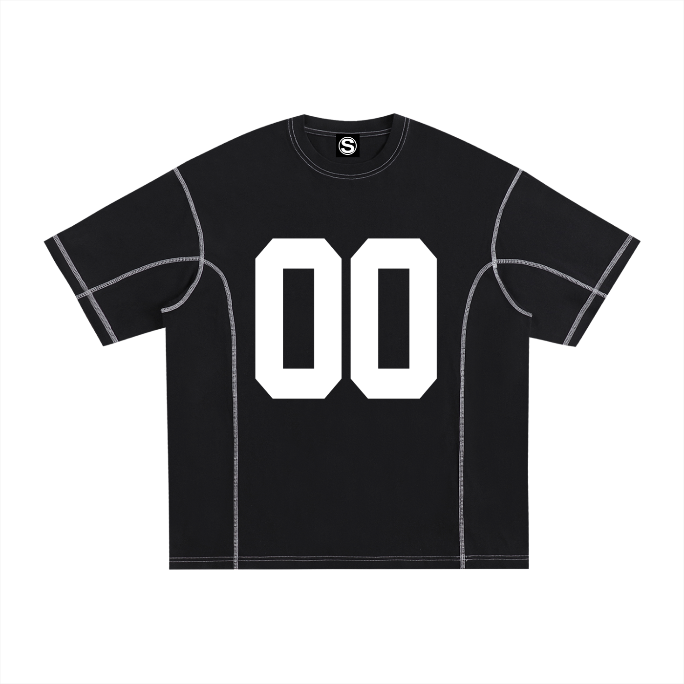 00 PROJECT 00  Contrast-Stitched Cotton T-Shirt