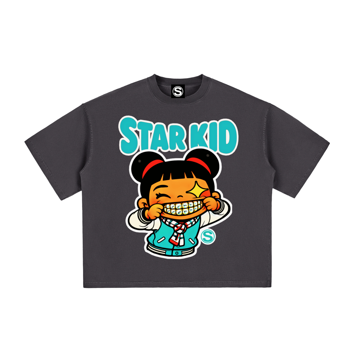 Star Kid Zai Zai Vintage Washed Boxy T-Shirt