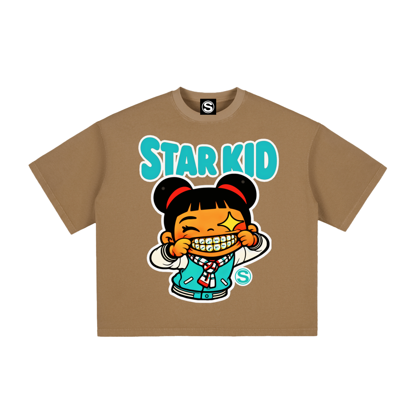 Star Kid Zai Zai Vintage Washed Boxy T-Shirt