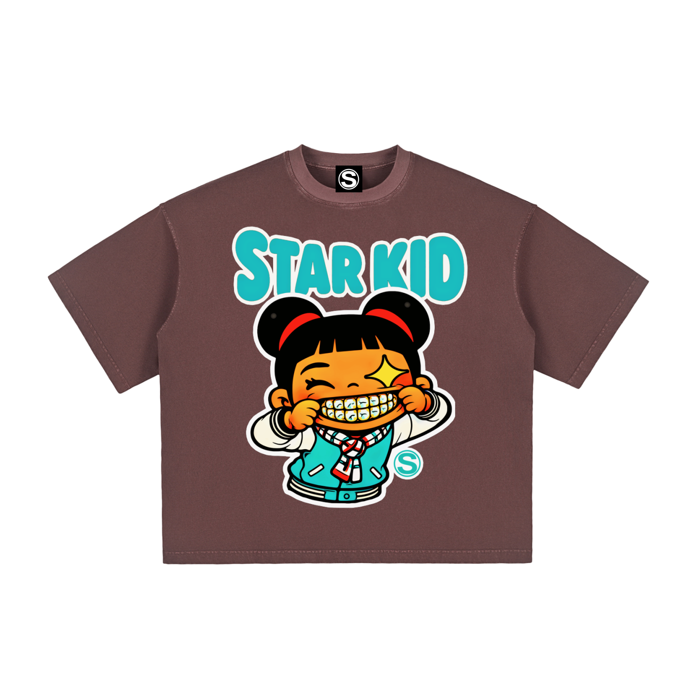 Star Kid Zai Zai Vintage Washed Boxy T-Shirt