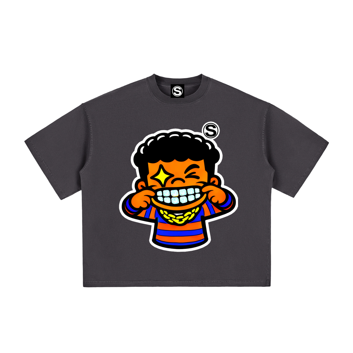 Star Kid Kai Kai Vintage Washed Boxy T-Shirt
