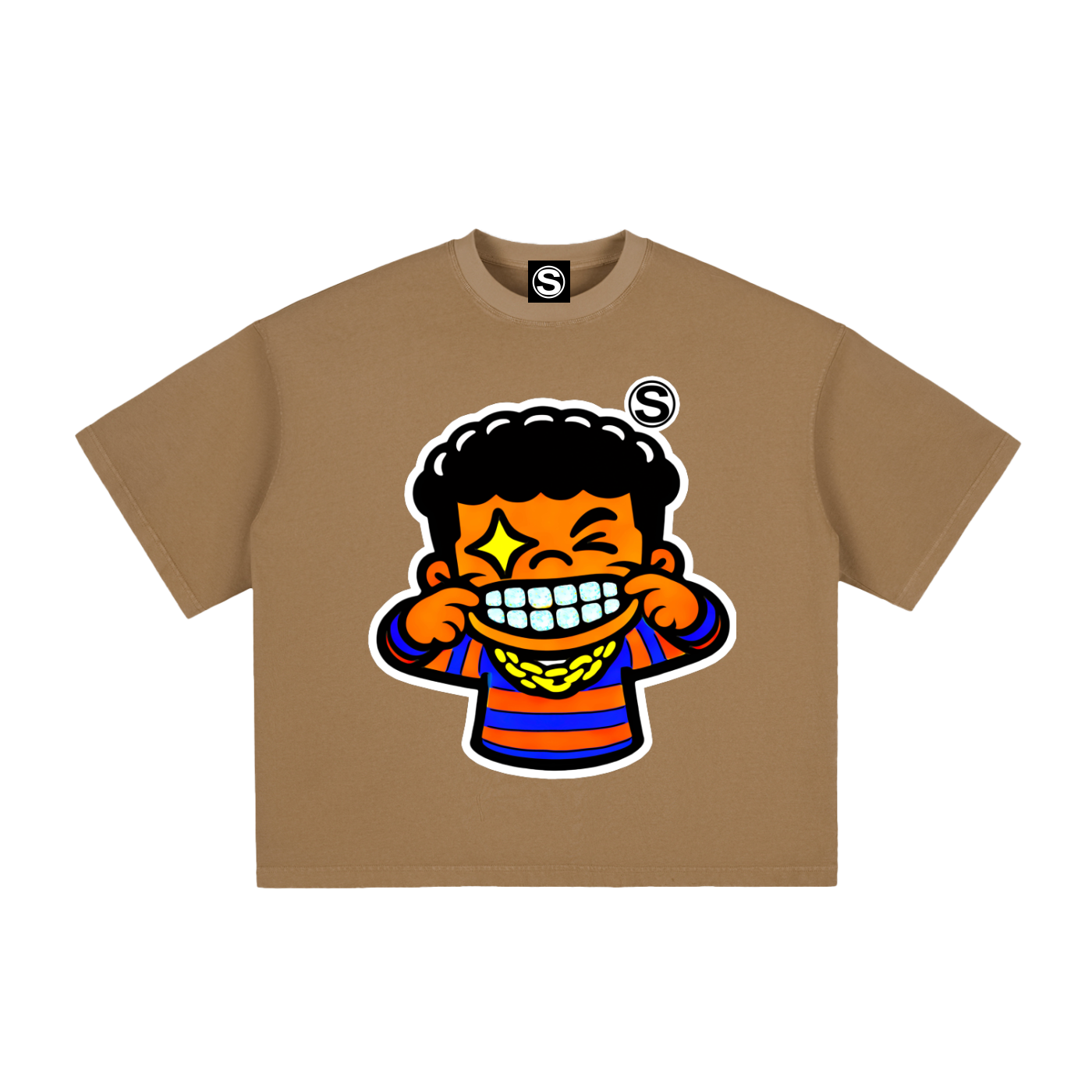Star Kid Kai Kai Vintage Washed Boxy T-Shirt