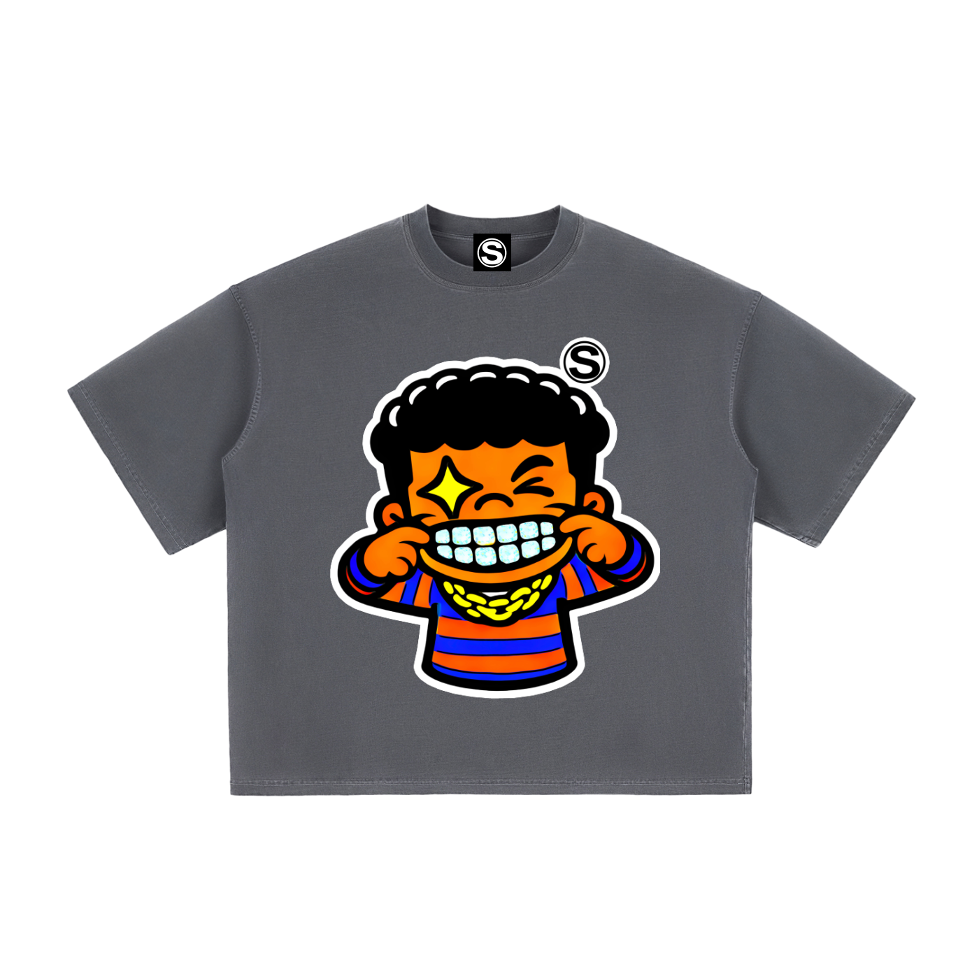 Star Kid Kai Kai Vintage Washed Boxy T-Shirt