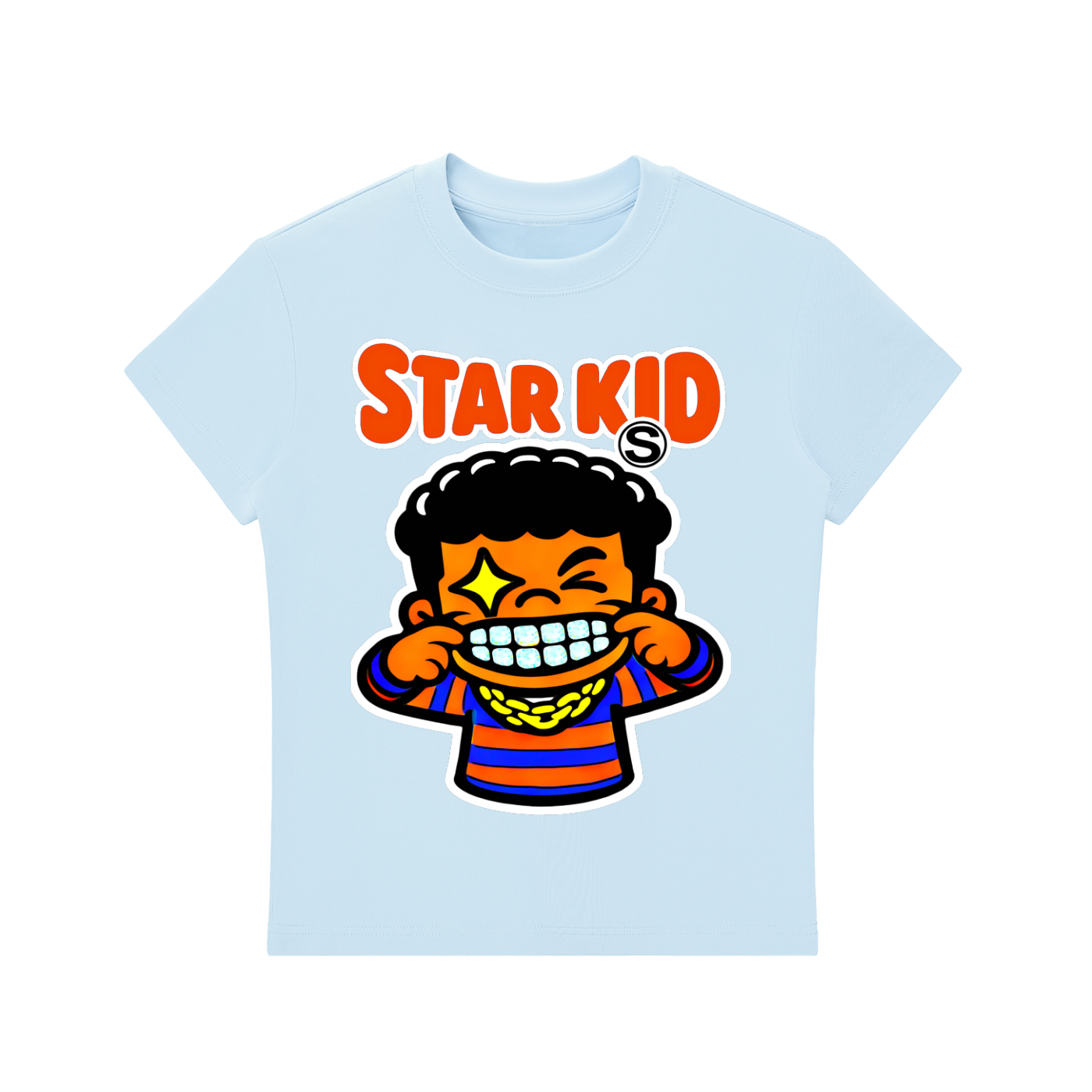 Star Kid Kai Kai Smile  Bodycon Crewneck T-Shirt