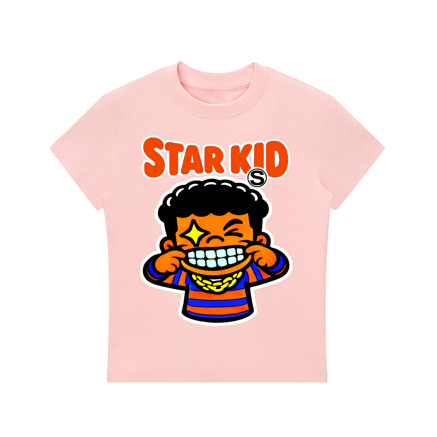 Star Kid Kai Kai Smile  Bodycon Crewneck T-Shirt