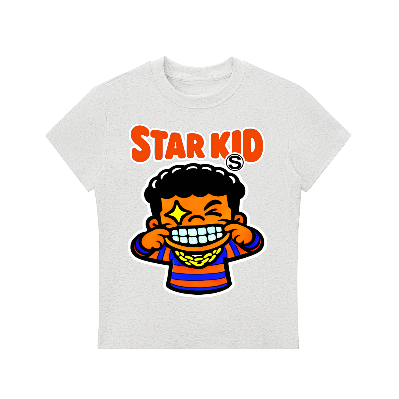 Star Kid Kai Kai Smile  Bodycon Crewneck T-Shirt