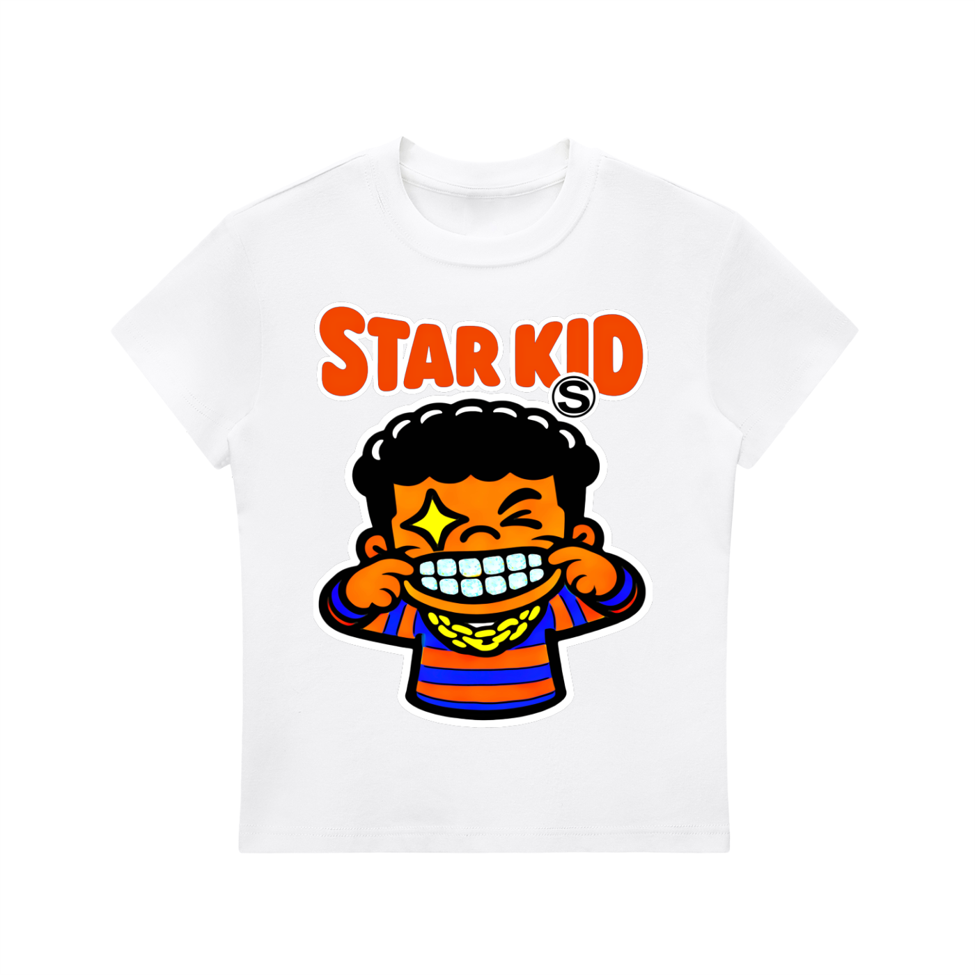 Star Kid Kai Kai Smile  Bodycon Crewneck T-Shirt