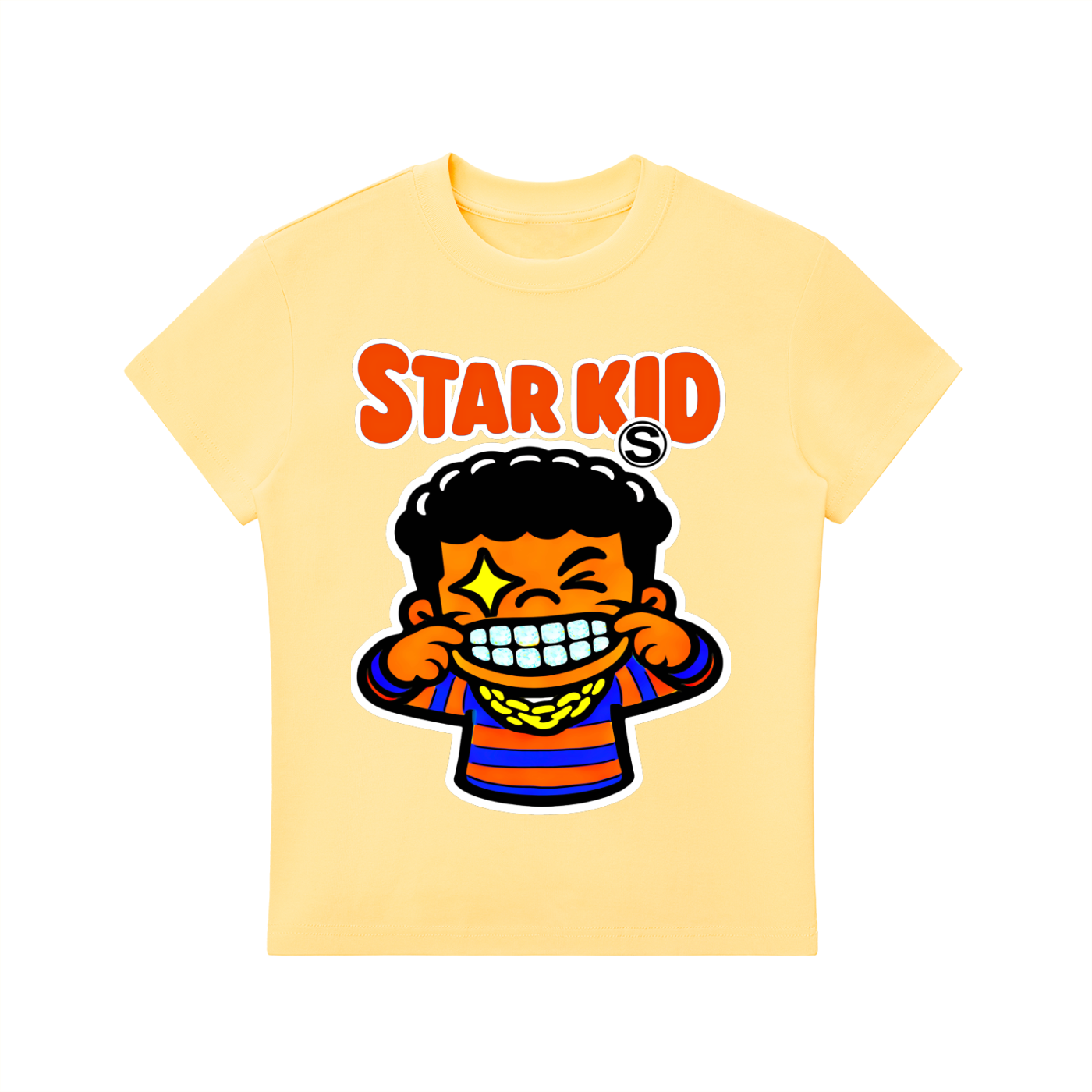 Star Kid Kai Kai Smile  Bodycon Crewneck T-Shirt